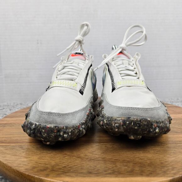 Nike Women 7.5 Waffle Racer Crater Summit White Aluminum Athletic Casual Sneaker - Picture 4 of 12